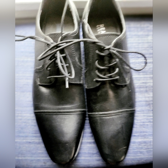 Kenneth Cole Reaction In A Min-ute 12M Black Leather Oxfords Dress Shoes Men's - Picture 2 of 9